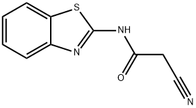 N-(苯并[D]噻唑-2-基)-2-氰基乙酰胺 结构式