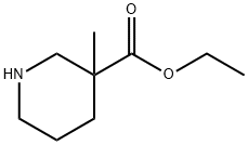 3-甲基-3-哌啶甲酸乙酯 结构式