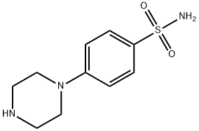 4-哌嗪基苯磺酰胺 结构式
