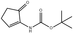 Carbamic acid, (5-oxo-1-cyclopenten-1-yl)-, 1,1-dimethylethyl ester (9CI) 结构式
