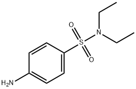 4-氨基-N,N-二乙基苯磺酰胺 结构式
