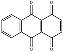 蒽-1,4,9,10-四酮 结构式