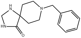 8-苄基-1,3,8-三氮杂螺[4.5]癸烷-4-酮 结构式