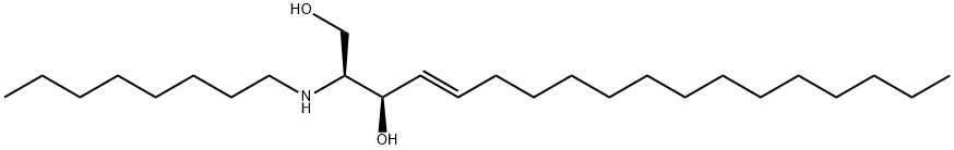 2-OCTYLAMINO-4-OCTADECEN-1,3-DIOL 结构式