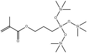 甲基丙烯酰氧丙基三(三甲基硅氧烷基)硅烷 结构式