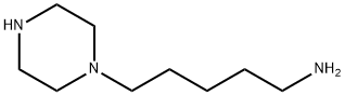 1-(5-氨基戊基)哌嗪 结构式