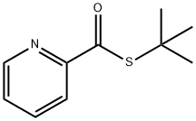 2-Pyridinecarbothioicacid,S-(1,1-dimethylethyl)ester(9CI) 结构式