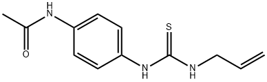 N-(4-(3-烯丙基硫脲基)苯基)乙酰胺 结构式