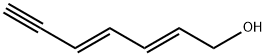 (2E,4E)-2,4-Heptadien-6-yn-1-ol 结构式