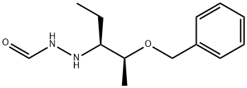 2-[(1S,2S)-1-乙基-2-苄氧基丙基]肼甲醛 结构式