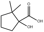 Cyclopentanecarboxylic acid, 1-hydroxy-2,2-dimethyl- (9CI) 结构式