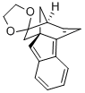 螺[1,3-二氧戊环-2,8'(9'H)-[7H-7,9a]甲桥苯并[a]甘菊环] 结构式