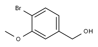 2-溴-5-羟基甲基苯甲醚 结构式