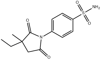 4-(3-Ethyl-3-methyl-2,5-dioxo-1-pyrrolidinyl)benzenesulfonamide 结构式