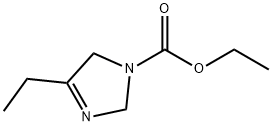 1H-Imidazole-1-carboxylic  acid,  4-ethyl-2,5-dihydro-,  ethyl  ester 结构式