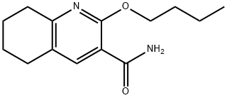 3-Quinolinecarboxamide, 5,6,7,8-tetrahydro-2-butoxy- 结构式