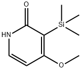 2(1H)-Pyridinone,4-methoxy-3-(trimethylsilyl)-(9CI) 结构式