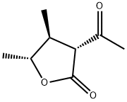 2(3H)-Furanone, 3-acetyldihydro-4,5-dimethyl-, (3R,4S,5R)- (9CI) 结构式