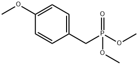 (4-甲氧基苄基)磷酸二甲酯 结构式