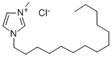 1-十四烷-3-甲基氯化咪唑翁 结构式