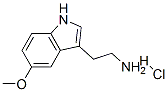 5-methoxy-1H-indole-3-ethylamine hydrochloride 结构式