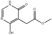 2-(4,6-二羟基嘧啶-5-基)乙酸甲酯 结构式