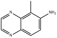 6-Quinoxalinamine,  5-methyl- 结构式