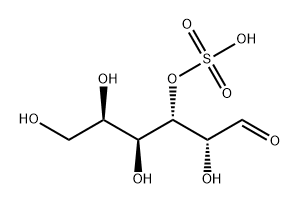 3-O-sulfogalactose 结构式