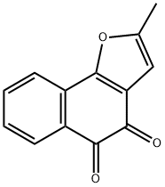 2-Methylnaphtho[1,2-b]furan-4,5-dione 结构式