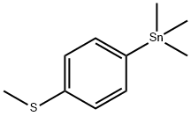 Stannane,trimethyl[4-(methylthio)phenyl]- 结构式