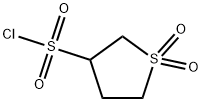 四氢-3-噻吩磺酰氯 1,1-二氧化物 结构式