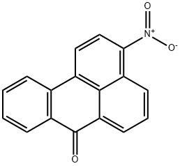 3-硝基苯并蒽酮 结构式