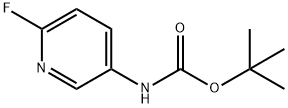 N-Boc-5-氨基-2-氟吡啶 结构式