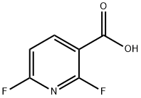 2,6-二氟烟酸 结构式
