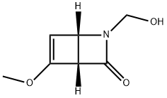 2-Azabicyclo[2.2.0]hex-5-en-3-one,2-(hydroxymethyl)-5-methoxy-,(1S)-(9CI) 结构式