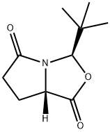 (3R,7AS)-3-叔丁基二氢吡咯并[1,2-C]噁唑-1,5(3H,6H)-二酮 结构式