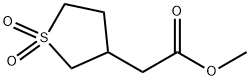 3-Thiopheneacetic acid,tetrahydro-, methyl ester, 1,1-dioxide 结构式