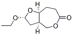 Furo[3,2-c]oxepin-6(4H)-one,2-ethoxyhexahydro-,(2alpha,3aalpha,8aalpha)-(9CI) 结构式