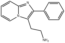 2-(2-苯基咪唑并[1,2-A]吡啶-3-基)-乙胺 结构式