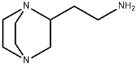 1,4-Diazabicyclo[2.2.2]octane-2-ethanamine(9CI) 结构式