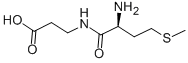 N-BETA-丙氨酰-L-蛋氨酸 结构式
