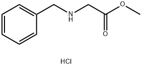 2-(苄基氨基)乙酸甲酯 结构式