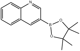 喹啉-3-硼酸频哪醇酯 结构式