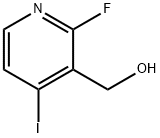 2-氟-3-羟甲基-4-碘吡啶 结构式