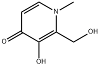 4(1H)-Pyridinone, 3-hydroxy-2-(hydroxymethyl)-1-methyl- (9CI) 结构式