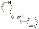 Zinc bis(3-pyridinethiolate) 结构式