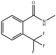 N-甲基-2-(三氟甲基)苯甲酰胺 结构式