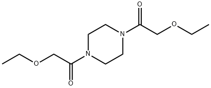 1,4-Bis(ethoxyacetyl)piperazine 结构式