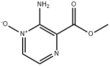 2-氨基-3-(甲氧基羰基)吡嗪 1-氧化物 结构式