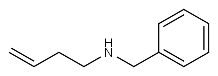 N-苄基-N-(3-丁烯基)胺 结构式